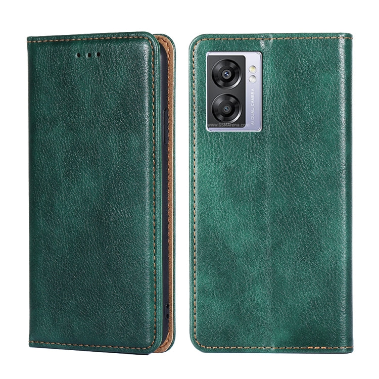 Gloss Oil Solid Color Magnetic Leather Phone Case, For OPPO A57s 4G / A57e 4G, For OPPO K10 5G Global, For vivo Y52t