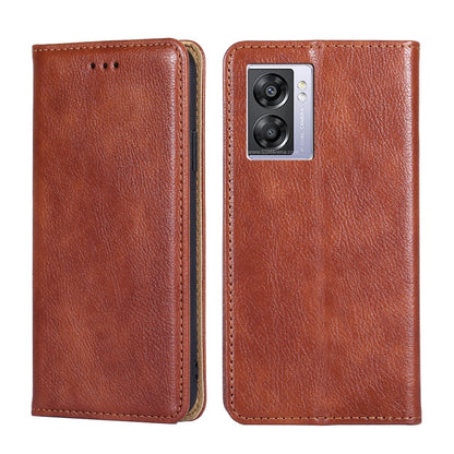 Gloss Oil Solid Color Magnetic Leather Phone Case, For OPPO A57s 4G / A57e 4G, For OPPO K10 5G Global, For vivo Y52t