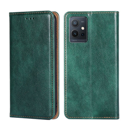Gloss Oil Solid Color Magnetic Leather Phone Case, For OPPO A57s 4G / A57e 4G, For OPPO K10 5G Global, For vivo Y52t