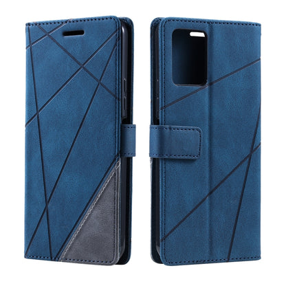 Skin Feel Splicing Leather Phone Case, For vivo Y21 2021 / Y33s, For Xiaomi Redmi 10C 4G / 10 Indian, For Xiaomi Poco M4 Pro 4G, For OPPO Find X5 Lite