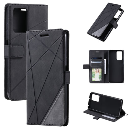 Skin Feel Splicing Leather Phone Case, For OPPO Find X5, For Xiaomi Redmi 10A, For Xiaomi Redmi 10 Prime+ 5G, For Sony Xperia 1 IV