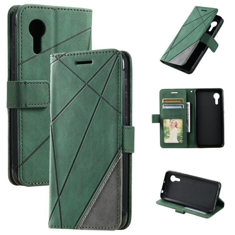 Skin Feel Splicing Leather Phone Case, For OPPO Reno8 Pro+, For OPPO Reno8 Pro, For OPPO Reno8, For Samsung Galaxy Xcover5