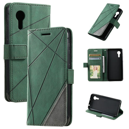 Skin Feel Splicing Leather Phone Case, For OPPO Reno8 Pro+, For OPPO Reno8 Pro, For OPPO Reno8, For Samsung Galaxy Xcover5