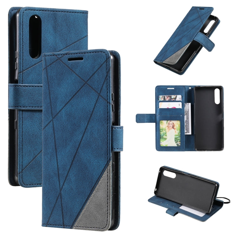 Skin Feel Splicing Leather Phone Case, For OPPO Find X5, For Xiaomi Redmi 10A, For Xiaomi Redmi 10 Prime+ 5G, For Sony Xperia 1 IV