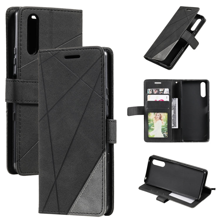 Skin Feel Splicing Leather Phone Case, For Sony Xperia 10 IV, For Xiaomi Redmi Note 11T Pro 5G, For Xiaomi Poco M4 5G, For OPPO Find X5 Pro