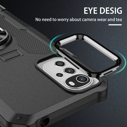 Ring Holder Armor Hybrid Phone Case, For Motorola Moto G22, For Motorola Moto G Stylus 2021, For OPPO A57 5G, For Realme C30 4G