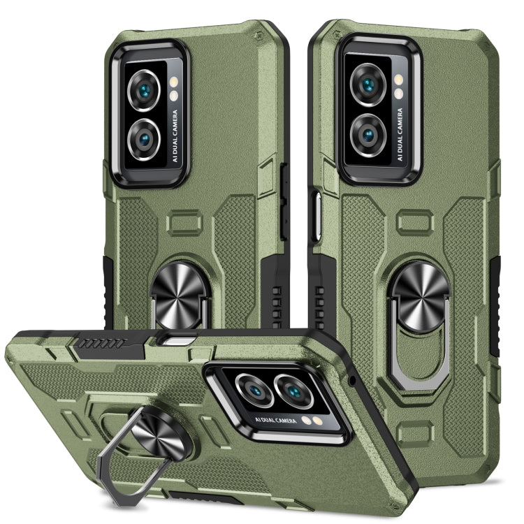Ring Holder Armor Hybrid Phone Case, For Motorola Moto G22, For Motorola Moto G Stylus 2021, For OPPO A57 5G, For Realme C30 4G