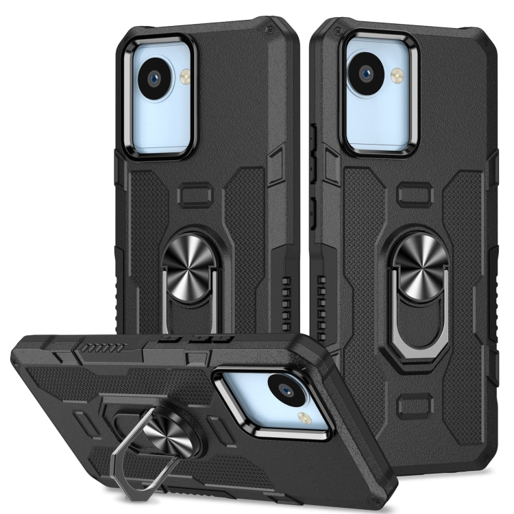 Ring Holder Armor Hybrid Phone Case, For Motorola Moto G22, For Motorola Moto G Stylus 2021, For OPPO A57 5G, For Realme C30 4G