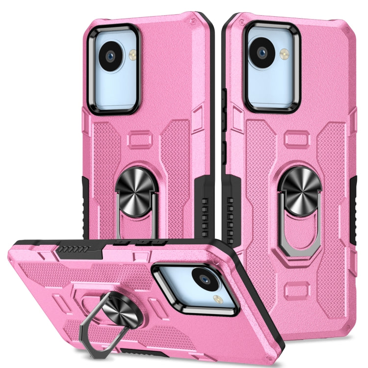 Ring Holder Armor Hybrid Phone Case, For Motorola Moto G22, For Motorola Moto G Stylus 2021, For OPPO A57 5G, For Realme C30 4G