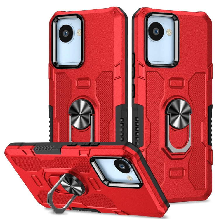 Ring Holder Armor Hybrid Phone Case, For Motorola Moto G22, For Motorola Moto G Stylus 2021, For OPPO A57 5G, For Realme C30 4G