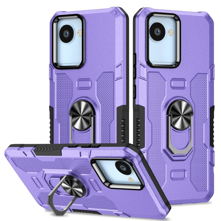 Ring Holder Armor Hybrid Phone Case, For Motorola Moto G22, For Motorola Moto G Stylus 2021, For OPPO A57 5G, For Realme C30 4G