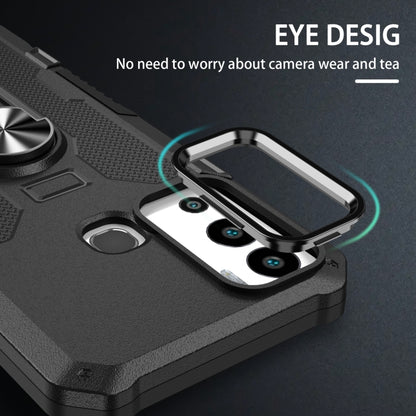 Ring Holder Armor Hybrid Phone Case, For Infinix Hot 12i, For Infinix Hot 12 Play, For Honor X7, For Honor X8