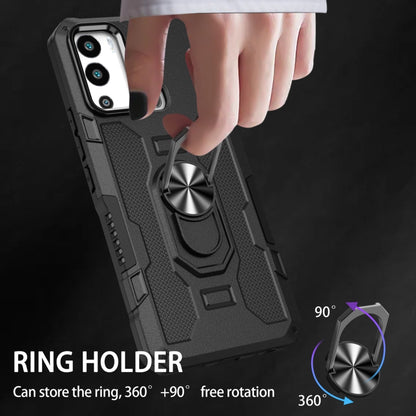 Ring Holder Armor Hybrid Phone Case, For Infinix Hot 12i, For Infinix Hot 12 Play, For Honor X7, For Honor X8