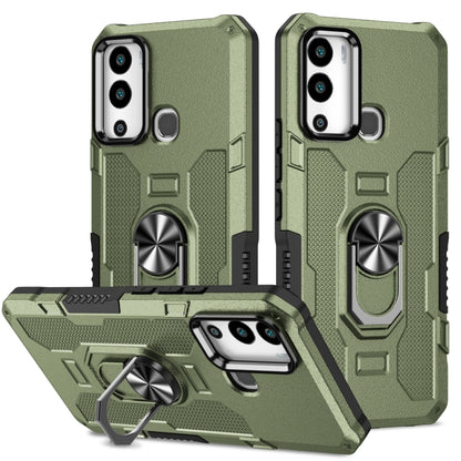 Ring Holder Armor Hybrid Phone Case, For Infinix Hot 12i, For Infinix Hot 12 Play, For Honor X7, For Honor X8