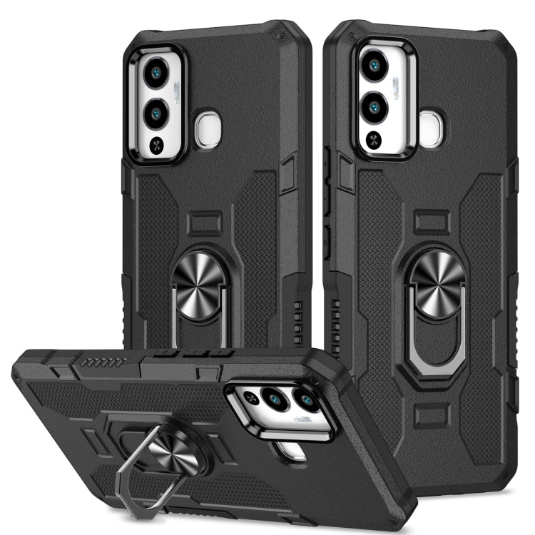 Ring Holder Armor Hybrid Phone Case, For Infinix Hot 12i, For Infinix Hot 12 Play, For Honor X7, For Honor X8