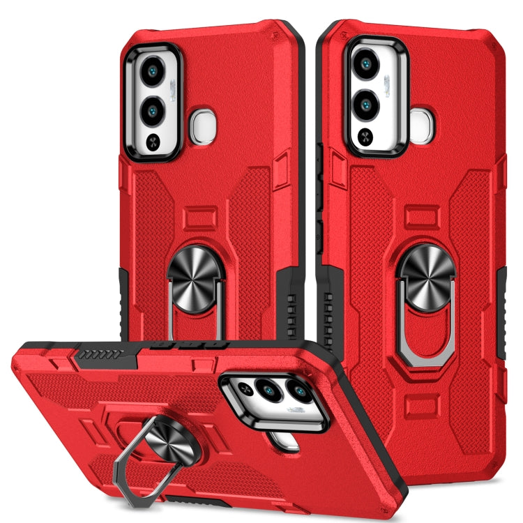 Ring Holder Armor Hybrid Phone Case, For Infinix Hot 12i, For Infinix Hot 12 Play, For Honor X7, For Honor X8