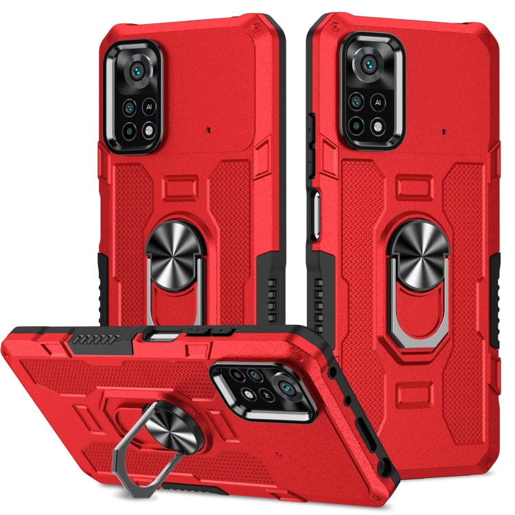 Ring Holder Armor Hybrid Phone Case, For Samsung Galaxy A73 5G, For Xiaomi Redmi Note 11 Global, For Xiaomi Poco X4 Pro 5G, For vivo Y20