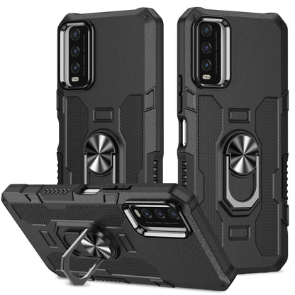 Ring Holder Armor Hybrid Phone Case, For Samsung Galaxy A73 5G, For Xiaomi Redmi Note 11 Global, For Xiaomi Poco X4 Pro 5G, For vivo Y20