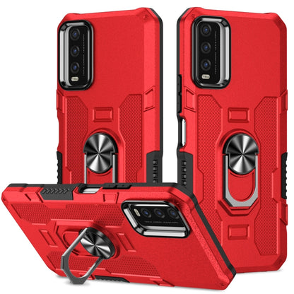 Ring Holder Armor Hybrid Phone Case, For Samsung Galaxy A73 5G, For Xiaomi Redmi Note 11 Global, For Xiaomi Poco X4 Pro 5G, For vivo Y20