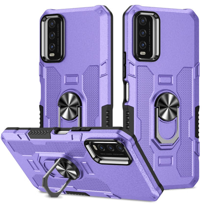Ring Holder Armor Hybrid Phone Case, For Samsung Galaxy A73 5G, For Xiaomi Redmi Note 11 Global, For Xiaomi Poco X4 Pro 5G, For vivo Y20