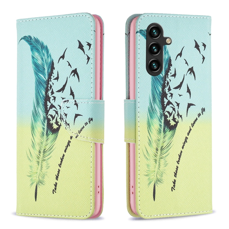 Drawing Pattern Leather Phone Case, For Samsung Galaxy A14 5G, For Samsung Galaxy S23+ 5G, For Samsung Galaxy S23 Ultra 5G