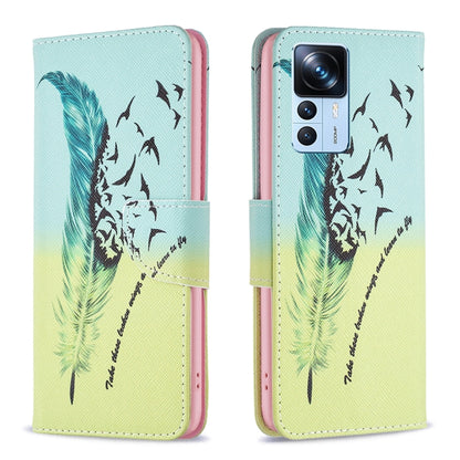 Drawing Pattern Leather Phone Case, For Samsung Galaxy S23 5G, For Xiaomi 12T / 12T Pro / Redmi K50 Ultra