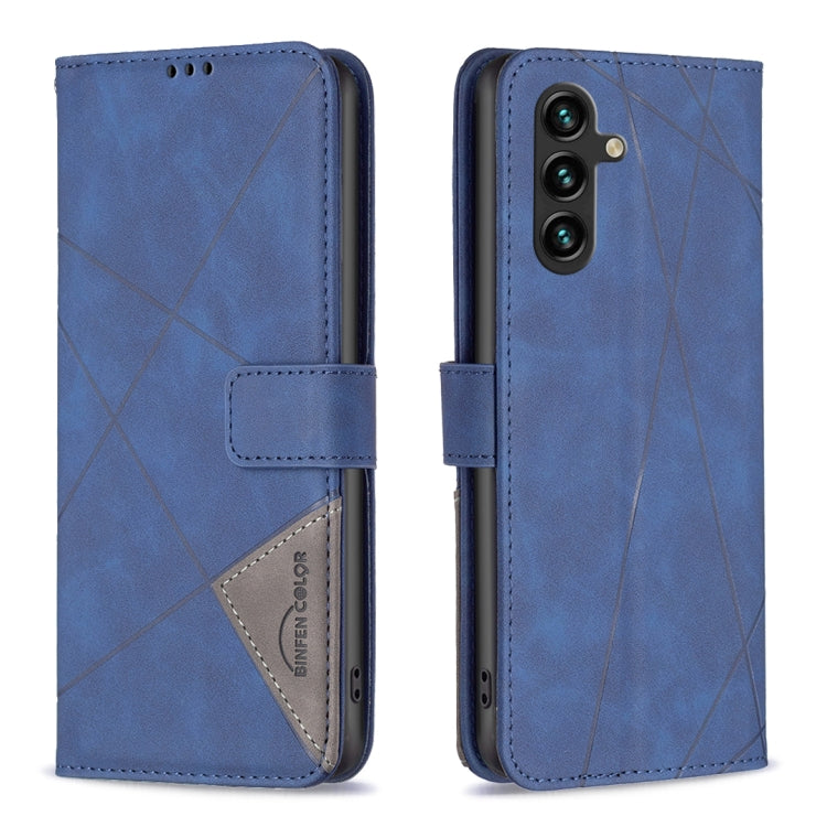 Magnetic Buckle Rhombus Texture Leather Phone Case, For Samsung Galaxy A14 5G, For Samsung Galaxy S23+ 5G, For Samsung Galaxy S23 Ultra 5G, For Samsung Galaxy S23 5G