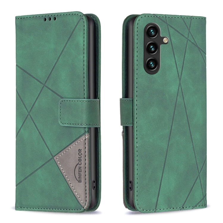 Magnetic Buckle Rhombus Texture Leather Phone Case, For Samsung Galaxy A14 5G, For Samsung Galaxy S23+ 5G, For Samsung Galaxy S23 Ultra 5G, For Samsung Galaxy S23 5G