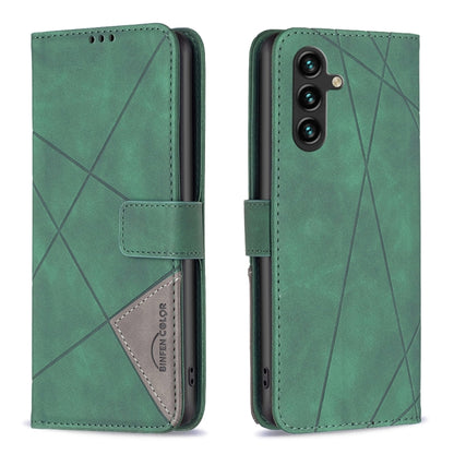Magnetic Buckle Rhombus Texture Leather Phone Case, For Samsung Galaxy A14 5G, For Samsung Galaxy S23+ 5G, For Samsung Galaxy S23 Ultra 5G, For Samsung Galaxy S23 5G