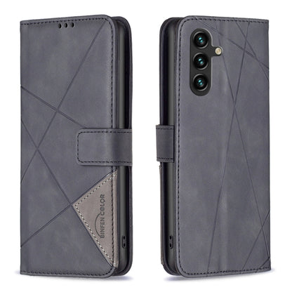 Magnetic Buckle Rhombus Texture Leather Phone Case, For Samsung Galaxy A14 5G, For Samsung Galaxy S23+ 5G, For Samsung Galaxy S23 Ultra 5G, For Samsung Galaxy S23 5G