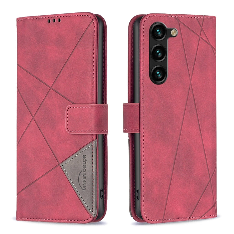 Magnetic Buckle Rhombus Texture Leather Phone Case, For Samsung Galaxy A14 5G, For Samsung Galaxy S23+ 5G, For Samsung Galaxy S23 Ultra 5G, For Samsung Galaxy S23 5G