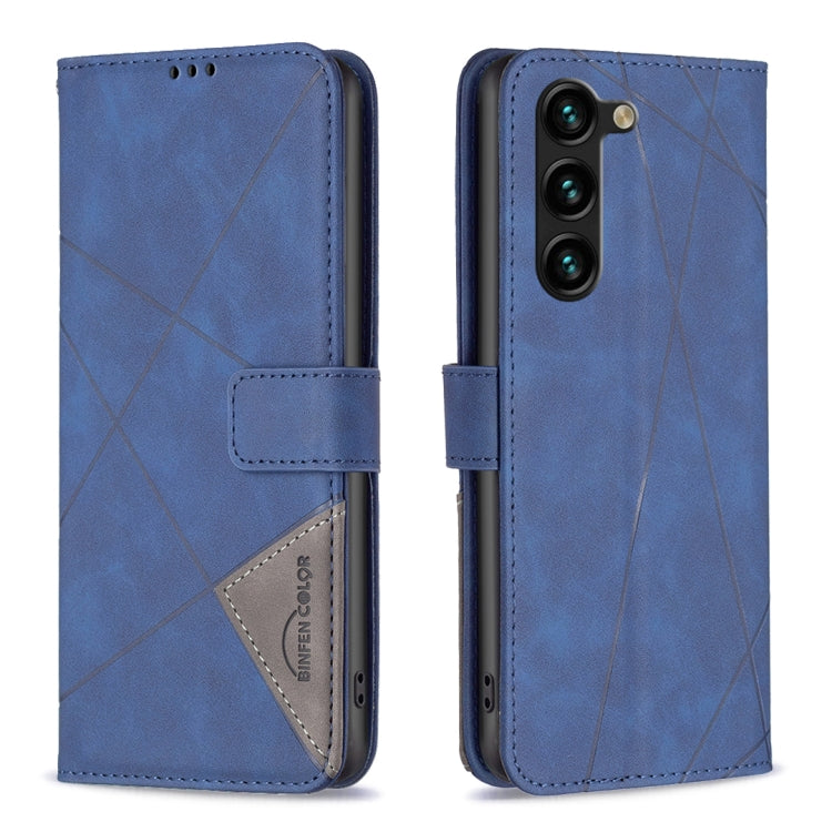Magnetic Buckle Rhombus Texture Leather Phone Case, For Samsung Galaxy A14 5G, For Samsung Galaxy S23+ 5G, For Samsung Galaxy S23 Ultra 5G, For Samsung Galaxy S23 5G