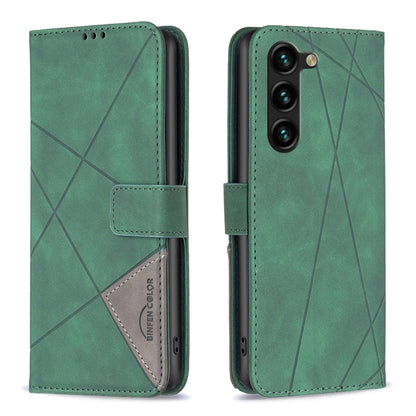 Magnetic Buckle Rhombus Texture Leather Phone Case, For Samsung Galaxy A14 5G, For Samsung Galaxy S23+ 5G, For Samsung Galaxy S23 Ultra 5G, For Samsung Galaxy S23 5G