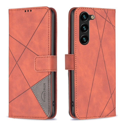 Magnetic Buckle Rhombus Texture Leather Phone Case, For Samsung Galaxy A14 5G, For Samsung Galaxy S23+ 5G, For Samsung Galaxy S23 Ultra 5G, For Samsung Galaxy S23 5G