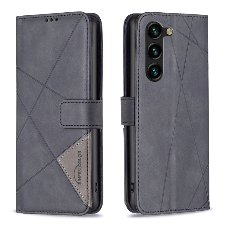 Magnetic Buckle Rhombus Texture Leather Phone Case, For Samsung Galaxy A14 5G, For Samsung Galaxy S23+ 5G, For Samsung Galaxy S23 Ultra 5G, For Samsung Galaxy S23 5G