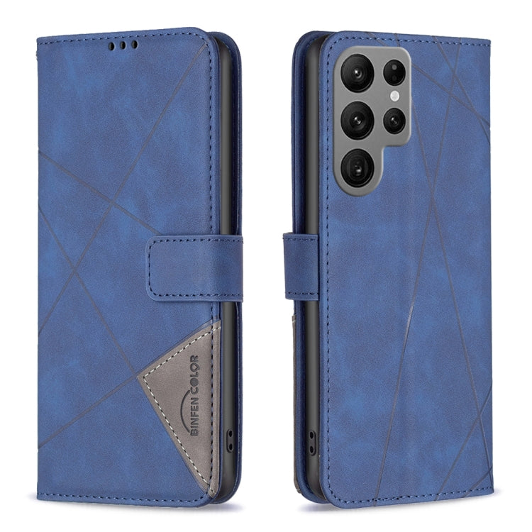Magnetic Buckle Rhombus Texture Leather Phone Case, For Samsung Galaxy A14 5G, For Samsung Galaxy S23+ 5G, For Samsung Galaxy S23 Ultra 5G, For Samsung Galaxy S23 5G