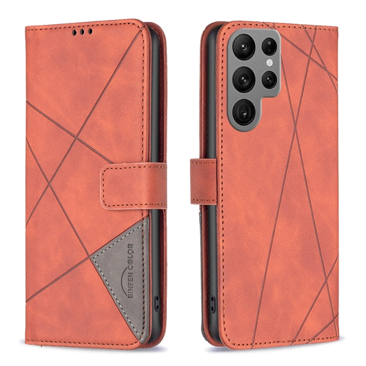 Magnetic Buckle Rhombus Texture Leather Phone Case, For Samsung Galaxy A14 5G, For Samsung Galaxy S23+ 5G, For Samsung Galaxy S23 Ultra 5G, For Samsung Galaxy S23 5G