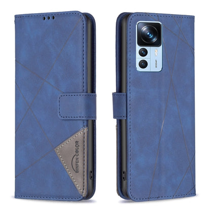 Magnetic Buckle Rhombus Texture Leather Phone Case, For Xiaomi 12T / 12T Pro / Redmi K50 Ultra