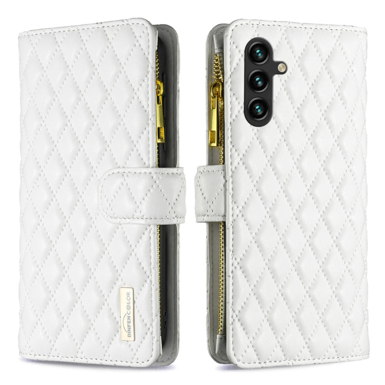Diamond Lattice Zipper Wallet Leather Flip Phone Case, For Samsung Galaxy A14 5G, For Samsung Galaxy S23+ 5G, For Samsung Galaxy S23 Ultra 5G, For Samsung Galaxy S23 5G