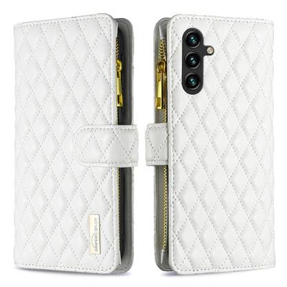 Diamond Lattice Zipper Wallet Leather Flip Phone Case, For Samsung Galaxy A14 5G, For Samsung Galaxy S23+ 5G, For Samsung Galaxy S23 Ultra 5G, For Samsung Galaxy S23 5G
