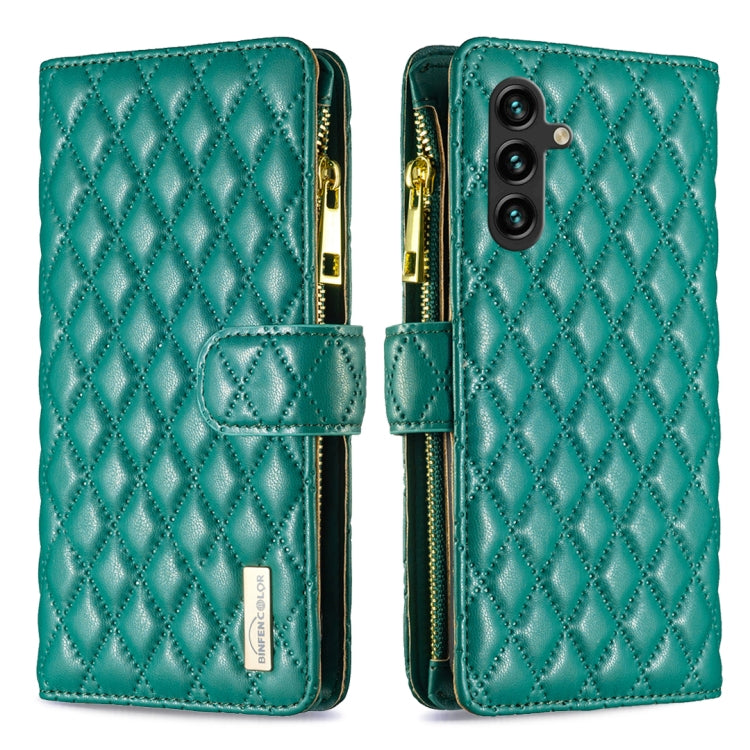 Diamond Lattice Zipper Wallet Leather Flip Phone Case, For Samsung Galaxy A14 5G, For Samsung Galaxy S23+ 5G, For Samsung Galaxy S23 Ultra 5G, For Samsung Galaxy S23 5G
