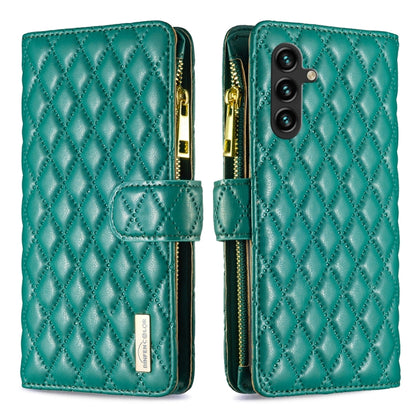 Diamond Lattice Zipper Wallet Leather Flip Phone Case, For Samsung Galaxy A14 5G, For Samsung Galaxy S23+ 5G, For Samsung Galaxy S23 Ultra 5G, For Samsung Galaxy S23 5G