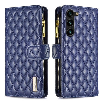 Diamond Lattice Zipper Wallet Leather Flip Phone Case, For Samsung Galaxy A14 5G, For Samsung Galaxy S23+ 5G, For Samsung Galaxy S23 Ultra 5G, For Samsung Galaxy S23 5G