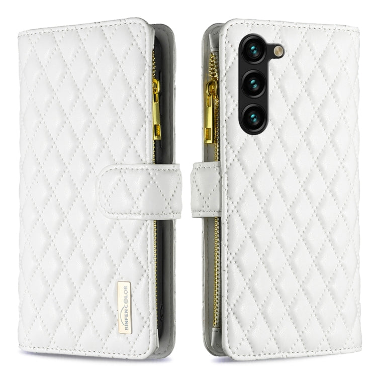 Diamond Lattice Zipper Wallet Leather Flip Phone Case, For Samsung Galaxy A14 5G, For Samsung Galaxy S23+ 5G, For Samsung Galaxy S23 Ultra 5G, For Samsung Galaxy S23 5G