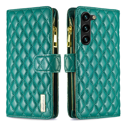 Diamond Lattice Zipper Wallet Leather Flip Phone Case, For Samsung Galaxy A14 5G, For Samsung Galaxy S23+ 5G, For Samsung Galaxy S23 Ultra 5G, For Samsung Galaxy S23 5G