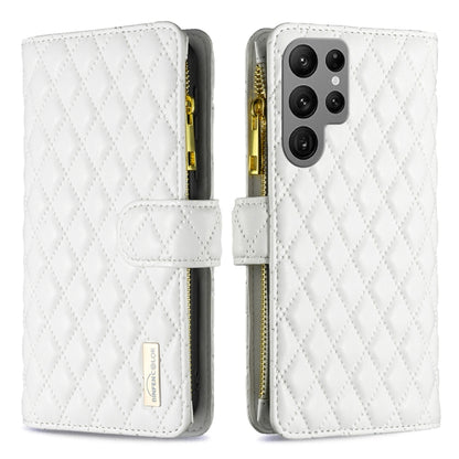 Diamond Lattice Zipper Wallet Leather Flip Phone Case, For Samsung Galaxy A14 5G, For Samsung Galaxy S23+ 5G, For Samsung Galaxy S23 Ultra 5G, For Samsung Galaxy S23 5G