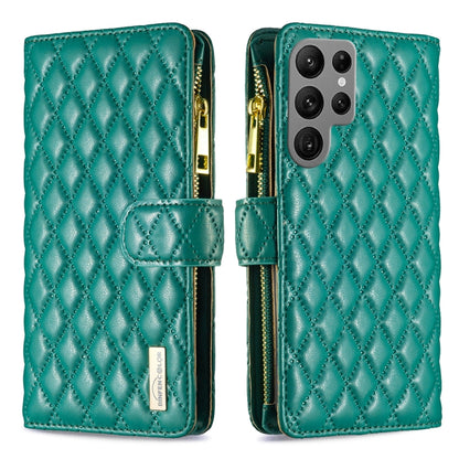 Diamond Lattice Zipper Wallet Leather Flip Phone Case, For Samsung Galaxy A14 5G, For Samsung Galaxy S23+ 5G, For Samsung Galaxy S23 Ultra 5G, For Samsung Galaxy S23 5G