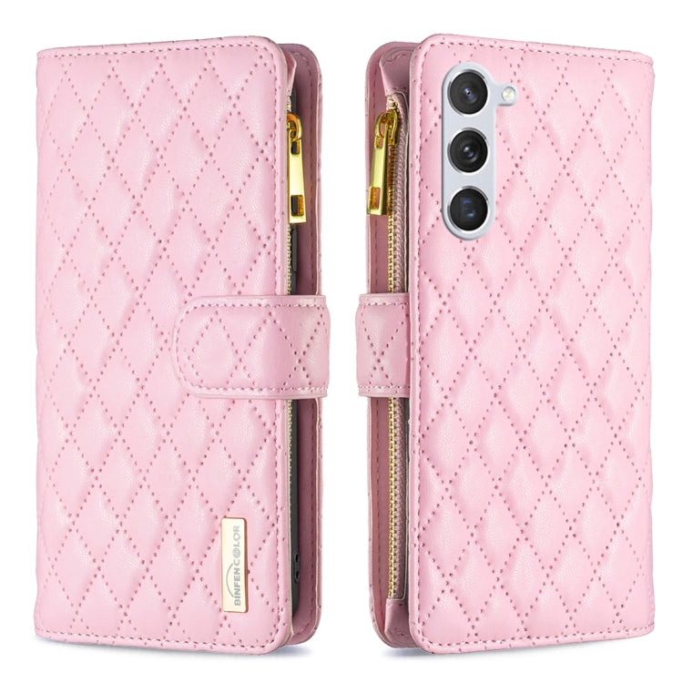 Diamond Lattice Zipper Wallet Leather Flip Phone Case, For Samsung Galaxy A14 5G, For Samsung Galaxy S23+ 5G, For Samsung Galaxy S23 Ultra 5G, For Samsung Galaxy S23 5G