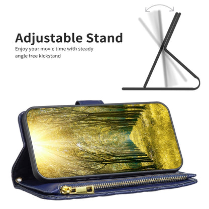 Diamond Lattice Zipper Wallet Leather Flip Phone Case, For Xiaomi 12T / 12T Pro / Redmi K50 Ultra