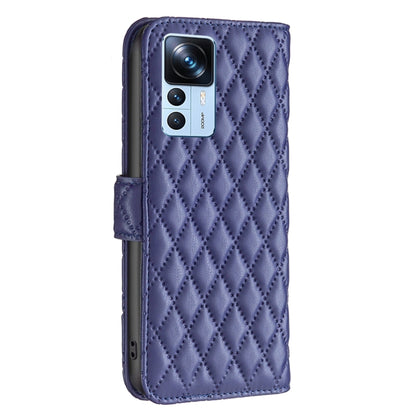 Diamond Lattice Wallet Leather Flip Phone Case, For Xiaomi 12T / 12T Pro / Redmi K50 Ultra